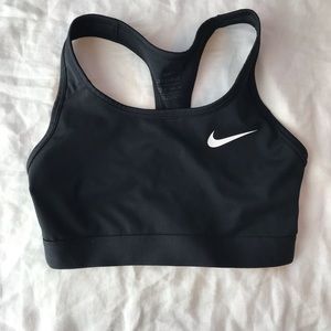Black Nike sports bra size xs